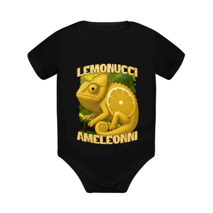 Lemonucci Ameleonni - Italian Brainrot - chameleón citrón  - body s potlačou