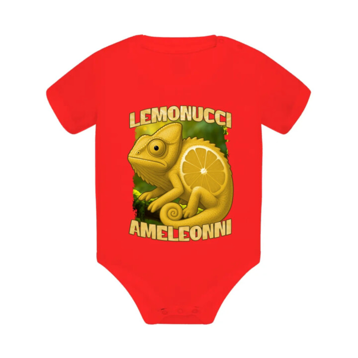 Lemonucci Ameleonni - Italian Brainrot - chameleón citrón  - body s potlačou