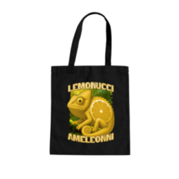 Lemonucci Ameleonni - Italian Brainrot - chameleón citrón - taška s potlačou