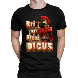 Bri Bri Bicus Dicus - vták s malinovým náhrdelníkom - Italian Brainrot  - pánske tričko s potlačou