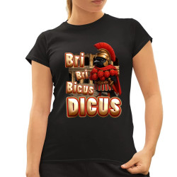 Bri Bri Bicus Dicus - vták s malinovým náhrdelníkom - Italian Brainrot  - dámske tričko s potlačou