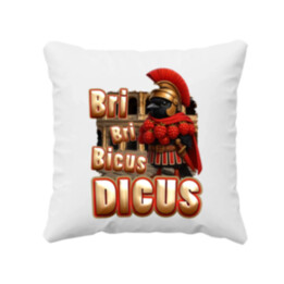 Bri Bri Bicus Dicus - vták s malinovým náhrdelníkom - Italian Brainrot  - vankúš s potlačou