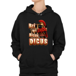 Bri Bri Bicus Dicus - vták s malinovým náhrdelníkom - Italian Brainrot   - dámska mikina s potlačou