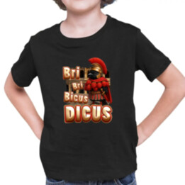 Bri Bri Bicus Dicus - vták s malinovým náhrdelníkom - Italian Brainrot  - detské tričko s potlačou