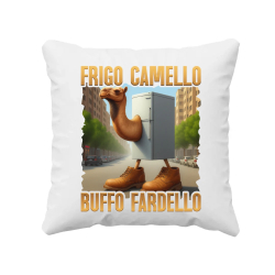 Frigo Camello Buffo Fardello - Italian Brainrot - ťava chladnička - vankúš s potlačou