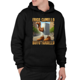 Frigo Camello Buffo Fardello - Italian Brainrot - ťava chladnička  - pánska mikina s potlačou