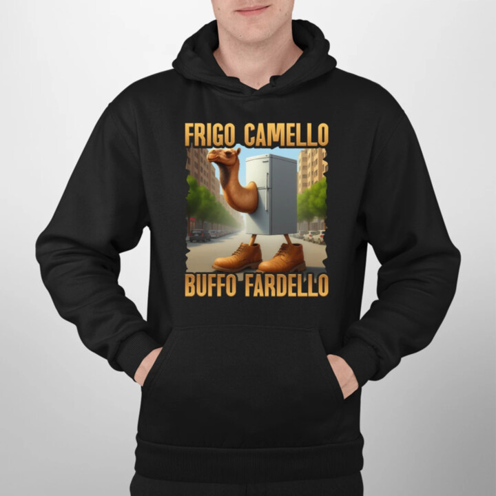Frigo Camello Buffo Fardello - Italian Brainrot - ťava chladnička  - pánska mikina s potlačou