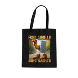 Frigo Camello Buffo Fardello - Italian Brainrot - ťava chladnička - taška s potlačou