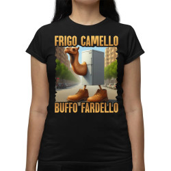 Frigo Camello Buffo Fardello - Italian Brainrot - ťava chladnička - dámske tričko s potlačou