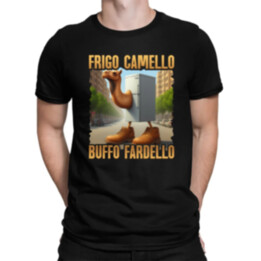 Frigo Camello Buffo Fardello - Italian Brainrot - ťava chladnička - pánske tričko s potlačou