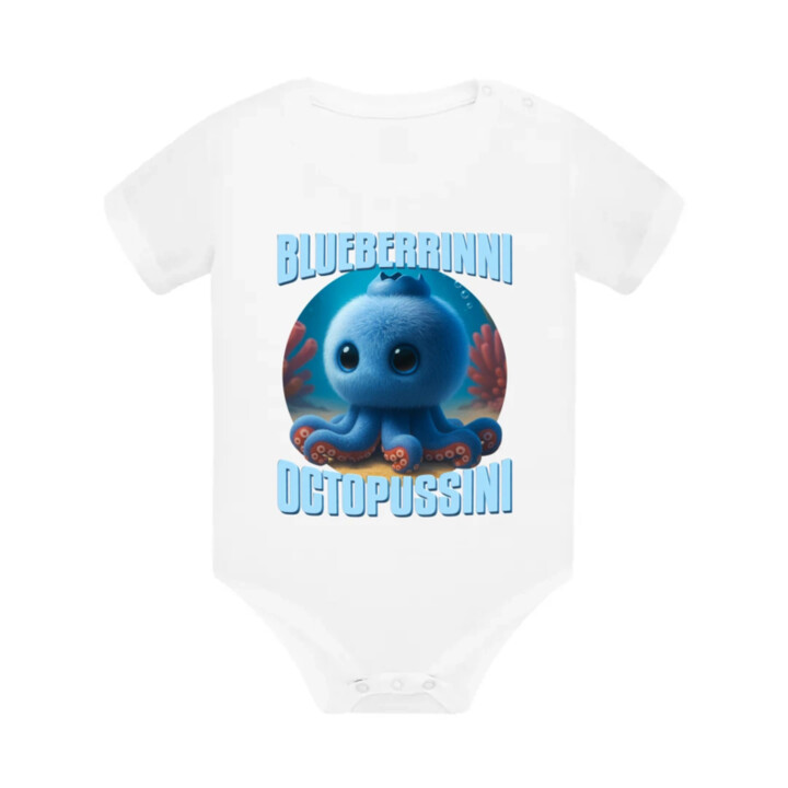Blueberrinni Octopussini - Italian Brainrot - chobotnica čučoriedka  - body s potlačou