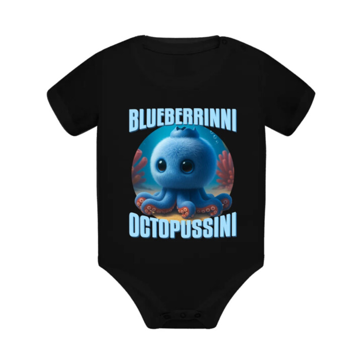 Blueberrinni Octopussini - Italian Brainrot - chobotnica čučoriedka  - body s potlačou