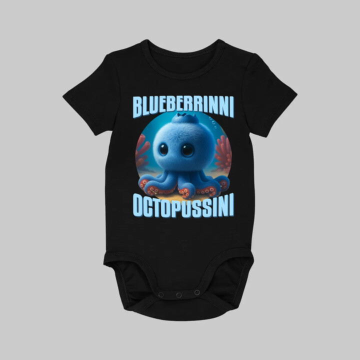 Blueberrinni Octopussini - Italian Brainrot - chobotnica čučoriedka  - body s potlačou