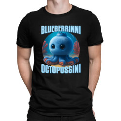 Blueberrinni Octopussini - Italian Brainrot - chobotnica čučoriedka - pánske tričko s potlačou