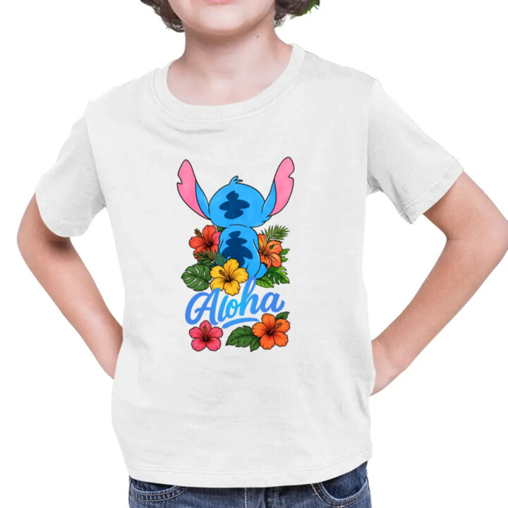 Aloha - detské tričko s potlačou pre fanúšikov Lilo i Stitch