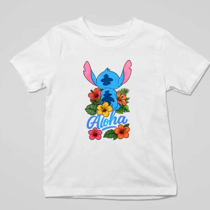 Aloha - detské tričko s potlačou pre fanúšikov Lilo i Stitch