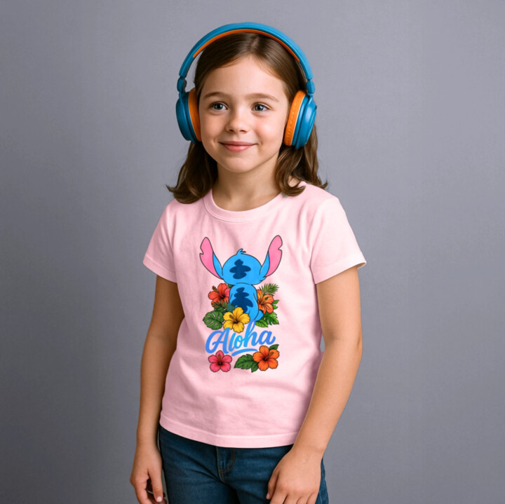 Aloha - detské tričko s potlačou pre fanúšikov Lilo i Stitch