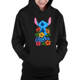Aloha - detská mikina s kapucňou pre fanúšikov Lilo i Stitch