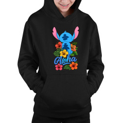 Aloha - detská mikina s kapucňou pre fanúšikov Lilo i Stitch