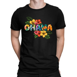 Ohana - pánske tričko s potlačou pre fanúšikov Lilo i Stitch