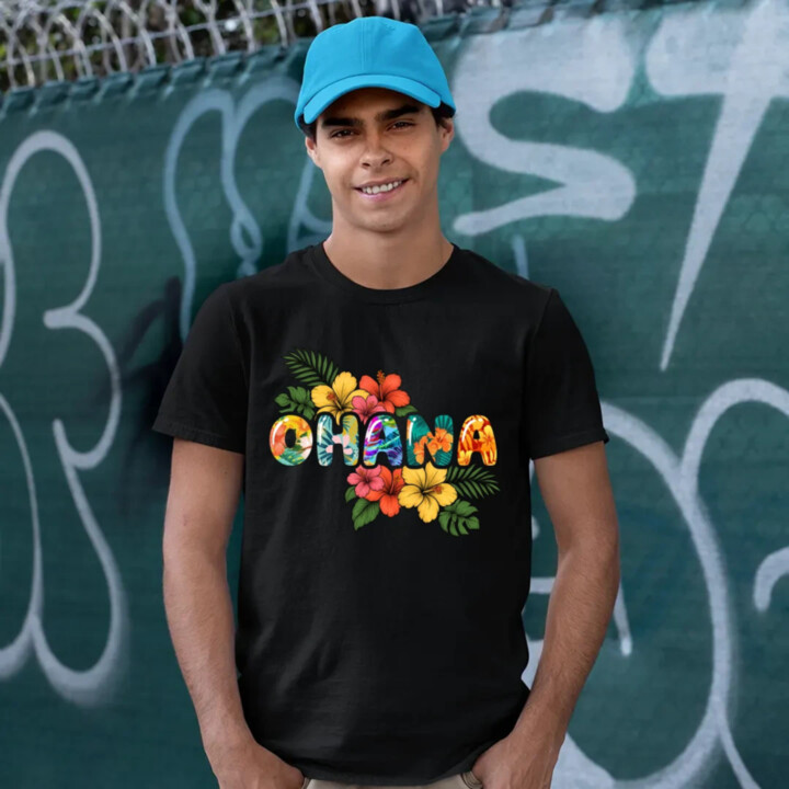 Ohana - pánske tričko s potlačou pre fanúšikov Lilo i Stitch