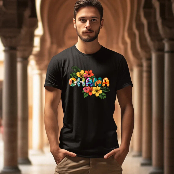 Ohana - pánske tričko s potlačou pre fanúšikov Lilo i Stitch