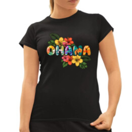 Ohana - dámske tričko s potlačou pre fanúšikov Lilo i Stitch