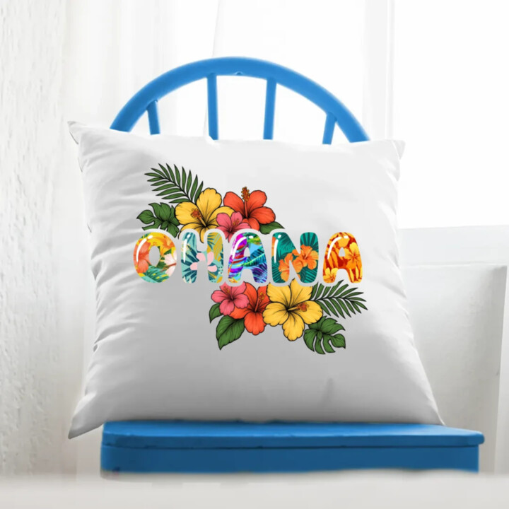 Ohana - vankúš s potlačou pre fanúšikov Lilo i Stitch