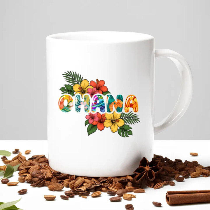 Ohana - keramický hrnček s potlačou pre fanúšikov Lilo i Stitch