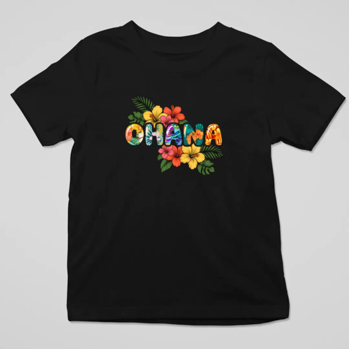 Ohana - detské tričko s potlačou pre fanúšikov Lilo i Stitch