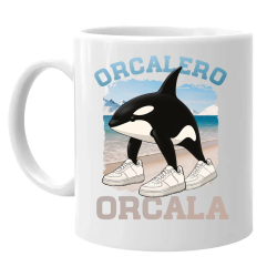 Orcalero Orcala - kosatka v topánkach - Italian Brainrot - keramický hrnček s potlačou