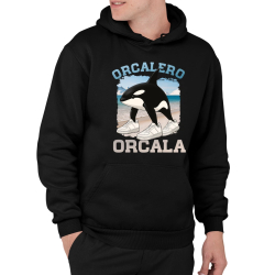 Orcalero Orcala - kosatka v topánkach - Italian Brainrot  - pánska mikina s potlačou