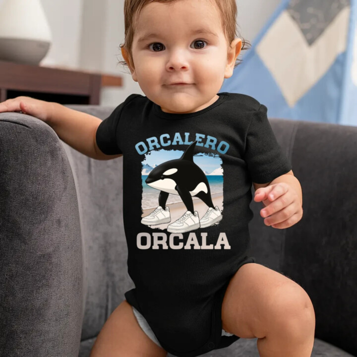 Orcalero Orcala - kosatka v topánkach - Italian Brainrot  - body s potlačou