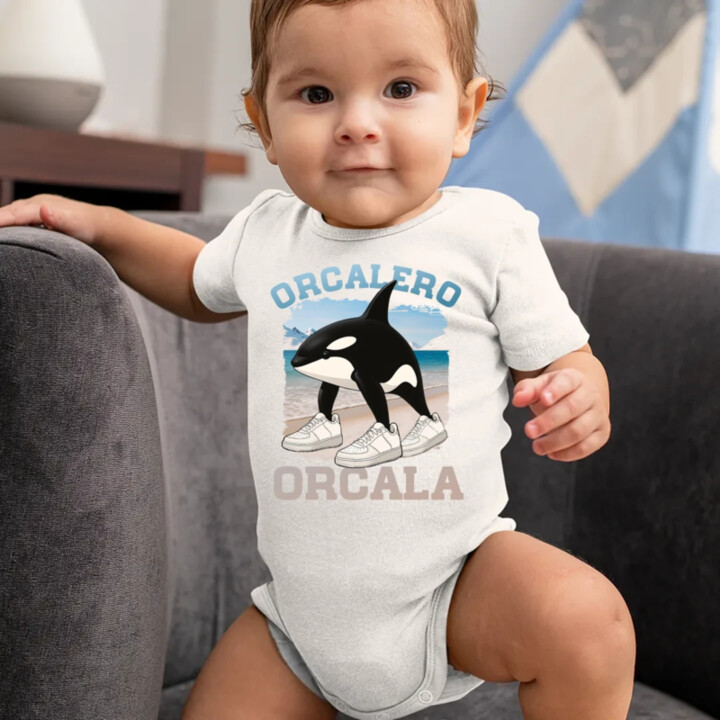 Orcalero Orcala - kosatka v topánkach - Italian Brainrot  - body s potlačou
