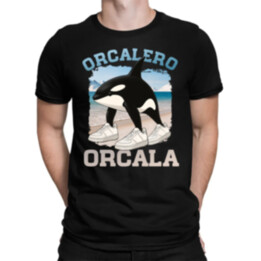 Orcalero Orcala - kosatka v topánkach - Italian Brainrot - pánske tričko s potlačou