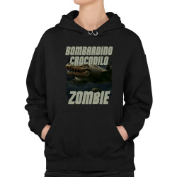 Bombardino Crocodilo zombie - krokodíl bombardér - Italian Brainrot  - dámska mikina s potlačou