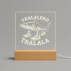 Tralalero Tralala - Italian Brainrot - žralok v topánkach - LED lampička s gravírovaním