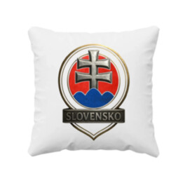 Slovensko - Strieborný Kríž - vankúš s potlačou