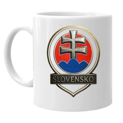 Slovensko - Strieborný Kríž - keramický hrnček s potlačou
