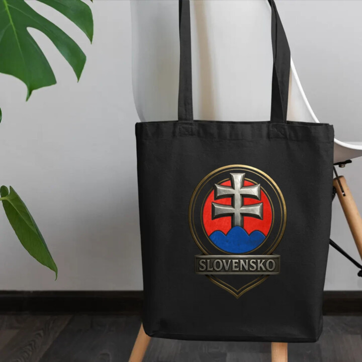 Slovensko - Strieborný Kríž - taška s potlačou