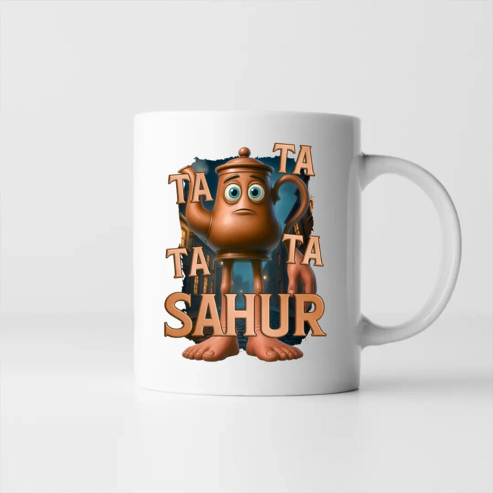 Ta Ta Ta Ta Sahur - Italian Brainrot - chodiaca kanvica - keramický hrnček s potlačou