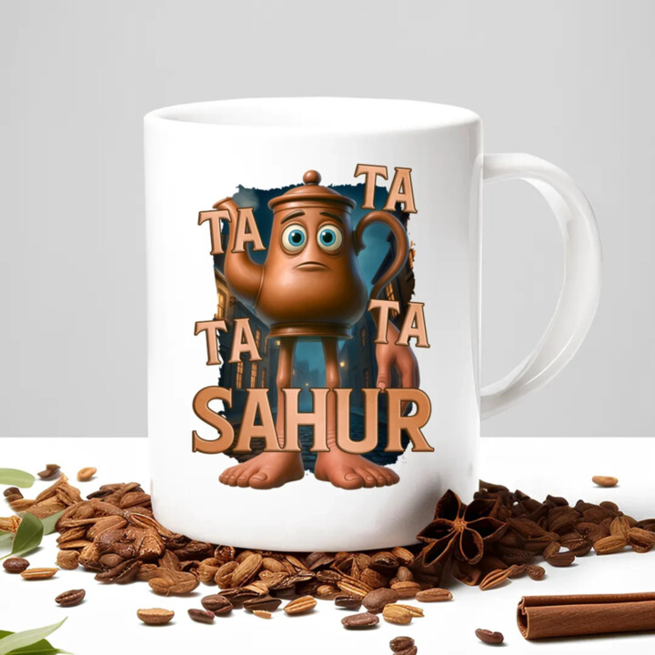 Ta Ta Ta Ta Sahur - Italian Brainrot - chodiaca kanvica - keramický hrnček s potlačou
