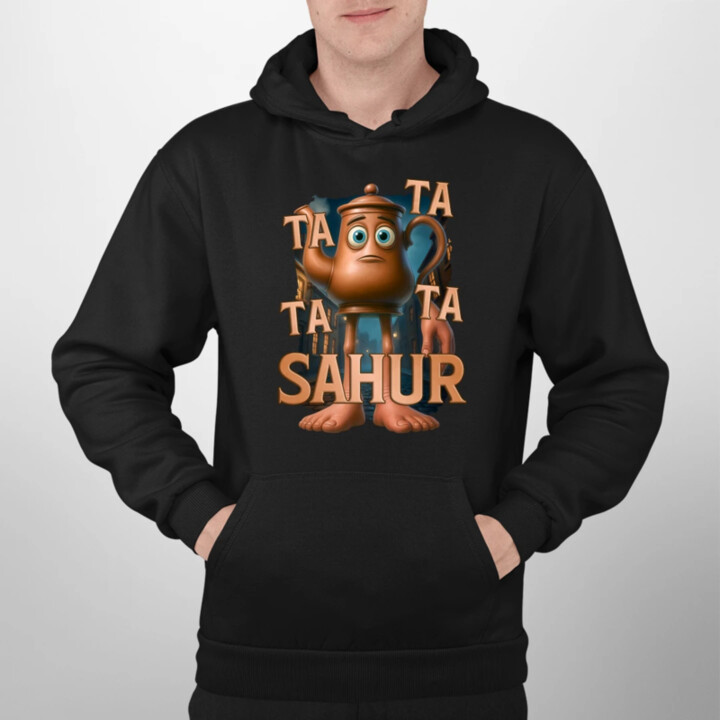 Ta Ta Ta Ta Sahur - Italian Brainrot - chodiaca kanvica  - pánska mikina s potlačou