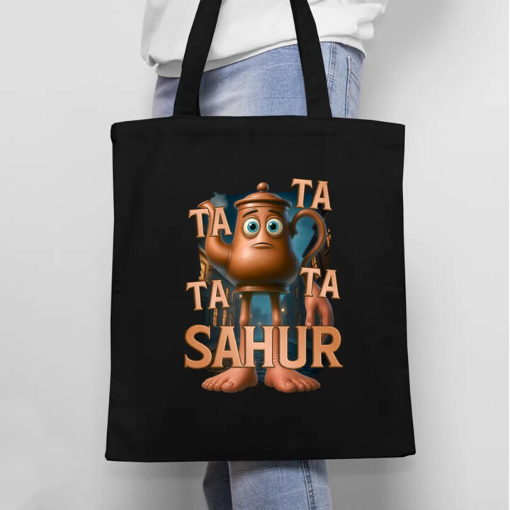 Ta Ta Ta Ta Sahur - Italian Brainrot - chodiaca kanvica - taška s potlačou