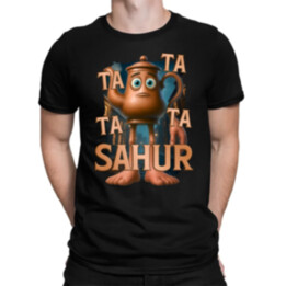 Ta Ta Ta Ta Sahur - Italian Brainrot - chodiaca kanvica - pánske tričko s potlačou