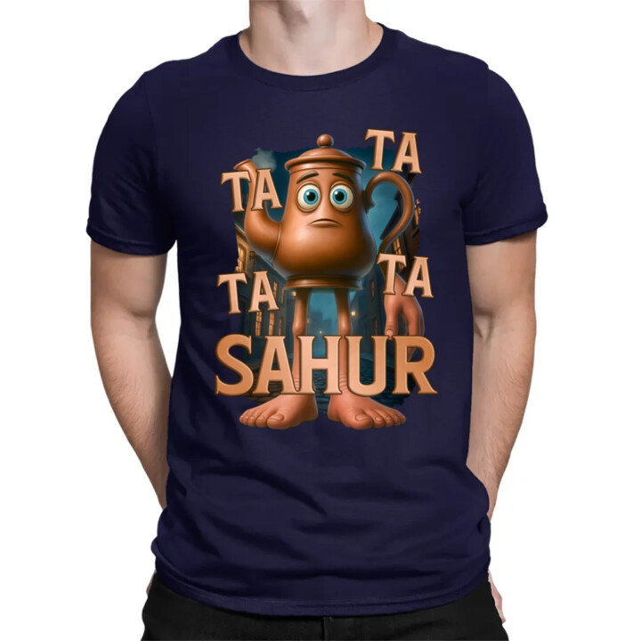 Ta Ta Ta Ta Sahur - Italian Brainrot - chodiaca kanvica - pánske tričko s potlačou