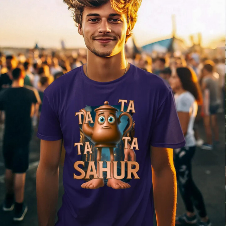 Ta Ta Ta Ta Sahur - Italian Brainrot - chodiaca kanvica - pánske tričko s potlačou