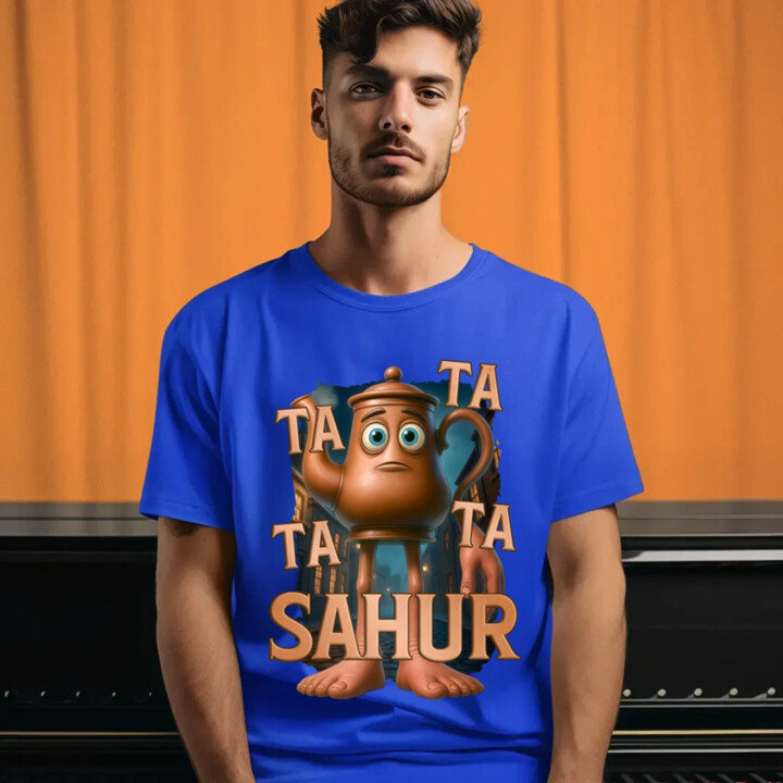 Ta Ta Ta Ta Sahur - Italian Brainrot - chodiaca kanvica - pánske tričko s potlačou