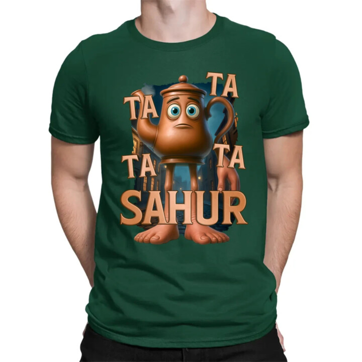 Ta Ta Ta Ta Sahur - Italian Brainrot - chodiaca kanvica - pánske tričko s potlačou