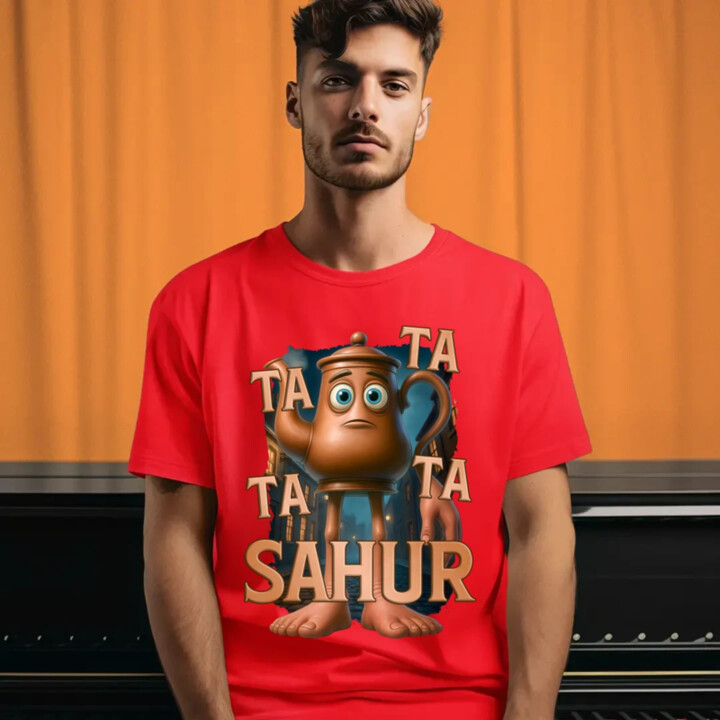 Ta Ta Ta Ta Sahur - Italian Brainrot - chodiaca kanvica - pánske tričko s potlačou